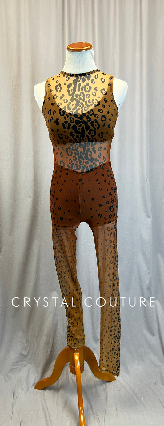 *Brand New* Ombre Leopard Print Unitard