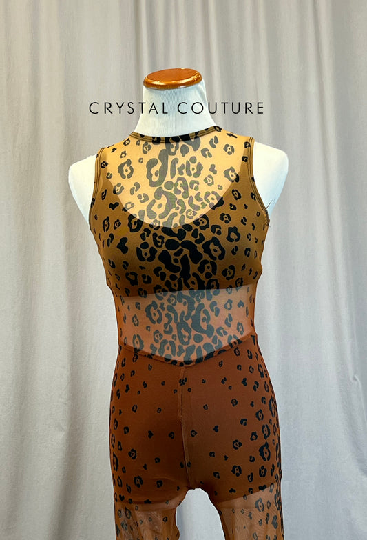 *Brand New* Ombre Leopard Print Unitard