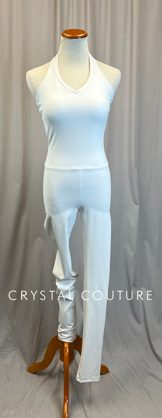 *Brand New* White Halter Neck Unitard