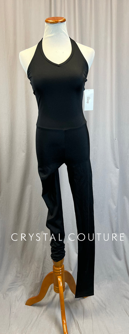 *Brand New* Black Lycra Halter Unitard