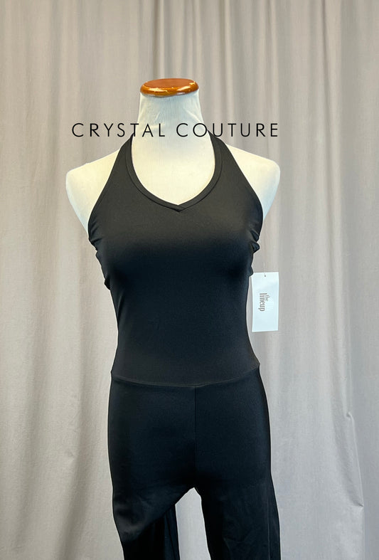 *Brand New* Black Lycra Halter Unitard