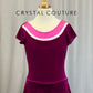 *Brand New* Berry Pink Velvet Skater Dress