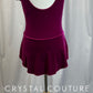 *Brand New* Berry Pink Velvet Skater Dress