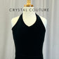 *Brand New* Black Velvet Halter Neck Unitard