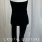 *Brand New* Black Velvet Halter Neck Unitard