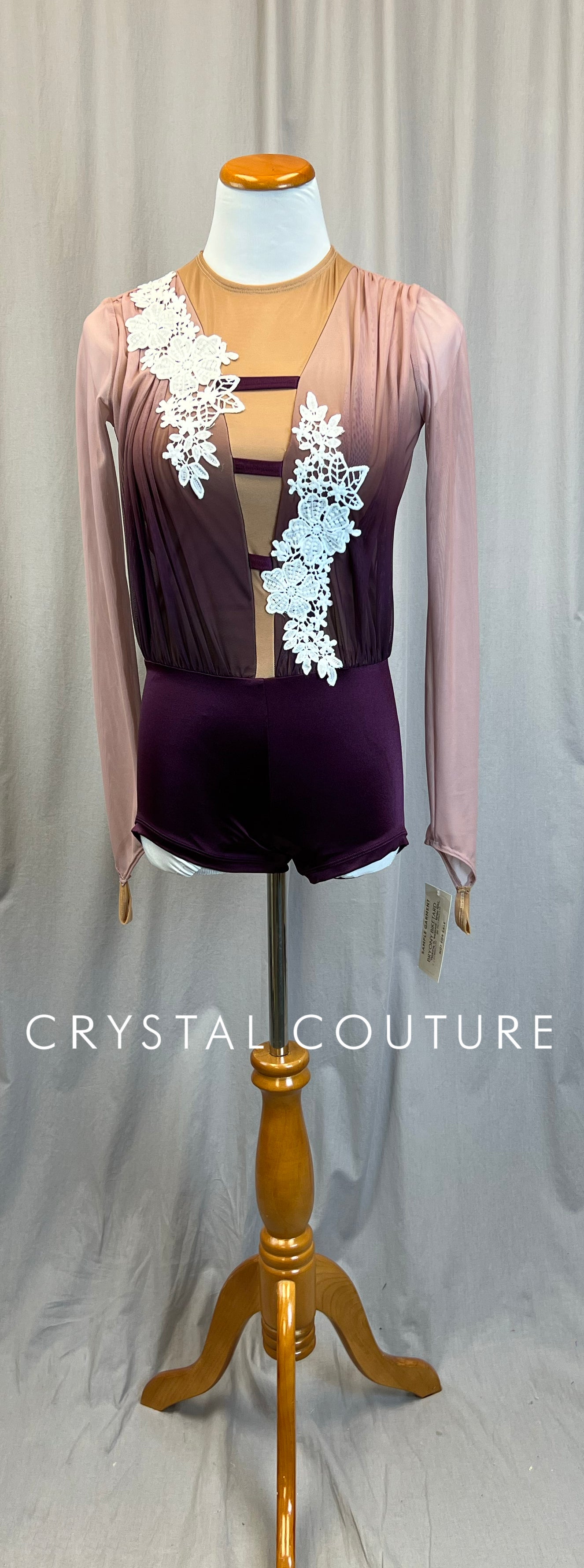 *Brand New* Pink/Purple Ombre Biketard