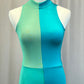 *Brand New* Teal and Mint Lycra and Mesh Unitard