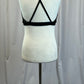 *Brand New* Black Netting and Holographic Bra Top