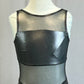 *Brand New* Gunmetal Metallic Mesh Unitard