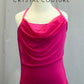 *Brand New* Pink Mesh Slip Dress - Rhinestones