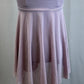 Mauve/Lilac Mesh and Lycra Babydoll Dress