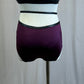 *Brand New* Plum and Black Holographic Brief and Bra Top Two-Piece Set