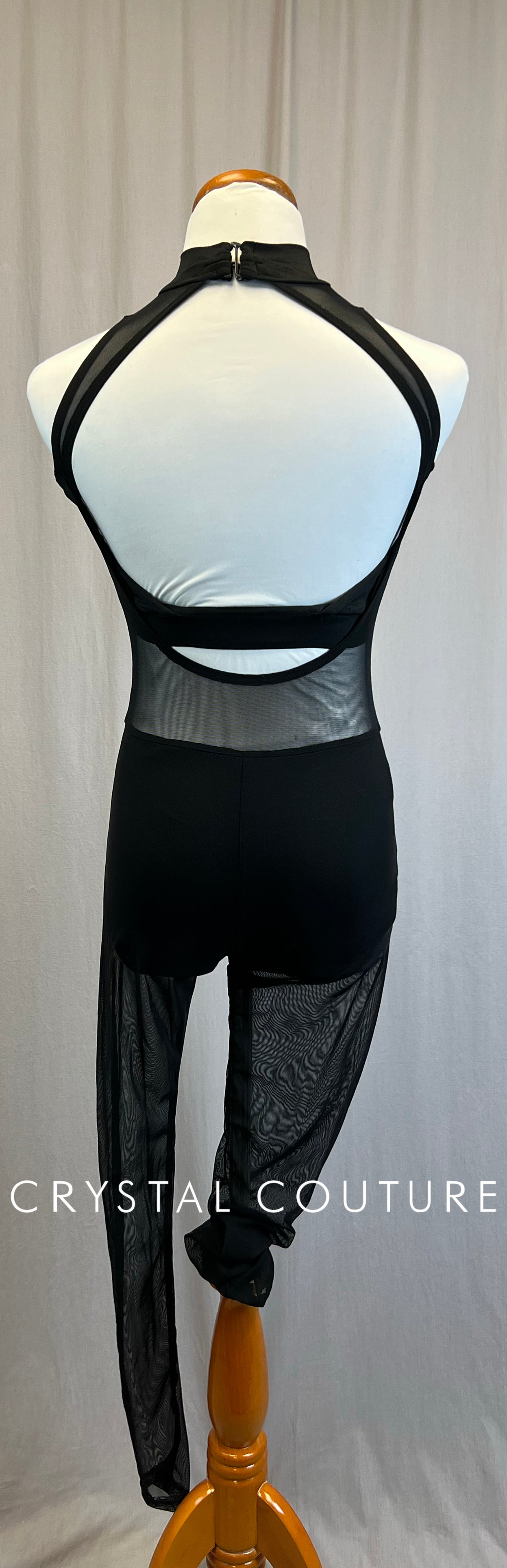 *Brand New* Black Mesh Sleeveless Unitard