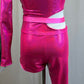 *Brand New* Black and Pink Holographic Asymmetrical Unitard