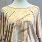 *Brand New* Tan and Cream Marbled Blousy T-Shirt Unitard