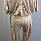*Brand New* Tan and Cream Marbled Blousy T-Shirt Unitard
