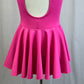 *Brand New* Bright Pink Mock Neck Cap Sleeve Dress