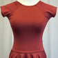 *Brand New* Burgundy Lycra Cap Sleeve Dress