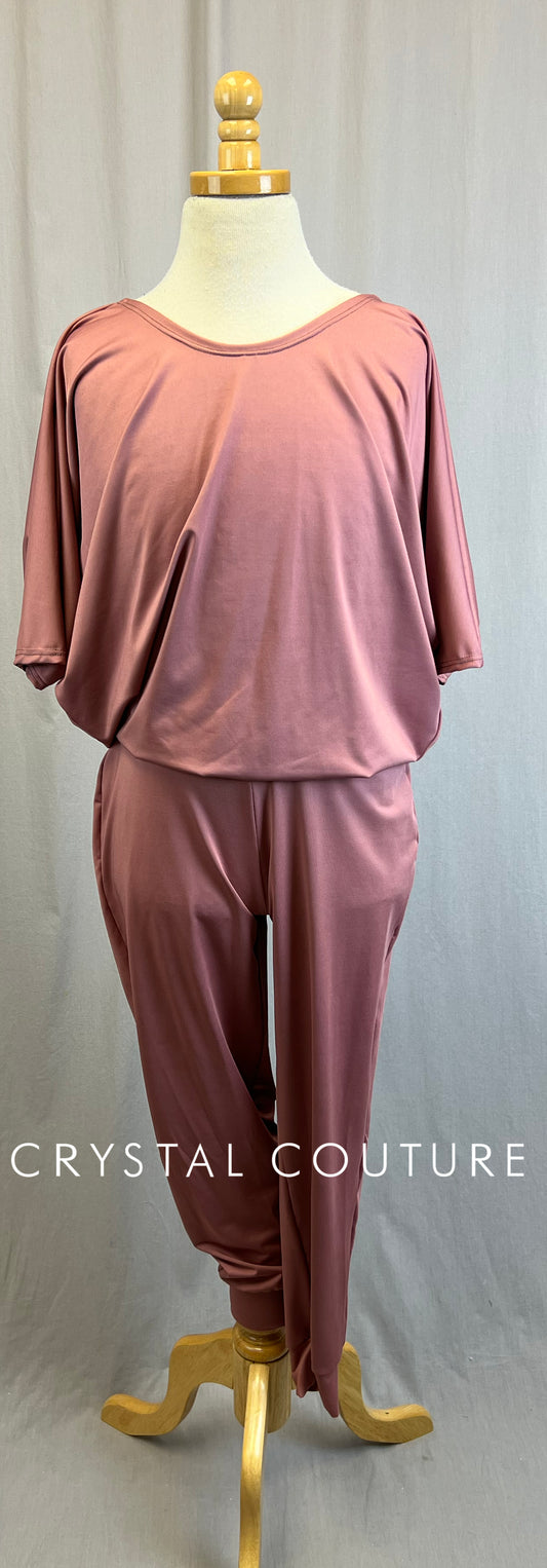 *Brand New* Dusty Pink Blousy T-Shirt Unitard