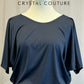 *Brand New* Navy Marbled Blousy T-Shirt Unitard