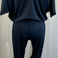*Brand New* Navy Marbled Blousy T-Shirt Unitard