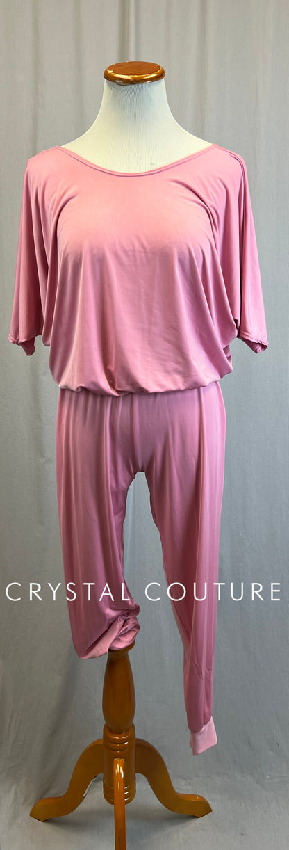 *Brand New* Pink Blousy T-Shirt Unitard