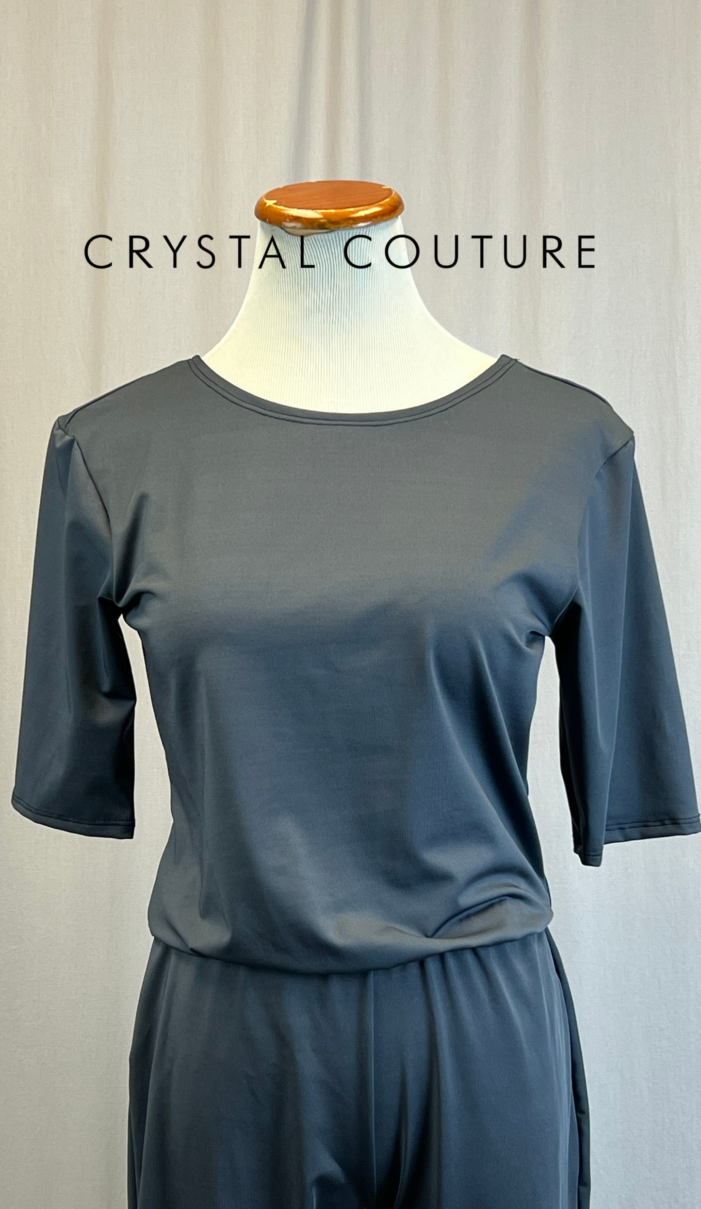 *Brand New* Dark Gray T-Shirt Unitard
