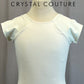 *Brand New* Cream Lycra Cap Sleeve Dress