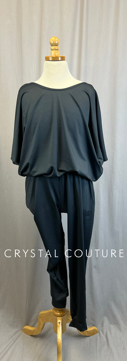 *Brand New* Slate Gray Blousy T-Shirt Unitard