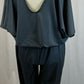 *Brand New* Slate Gray Blousy T-Shirt Unitard