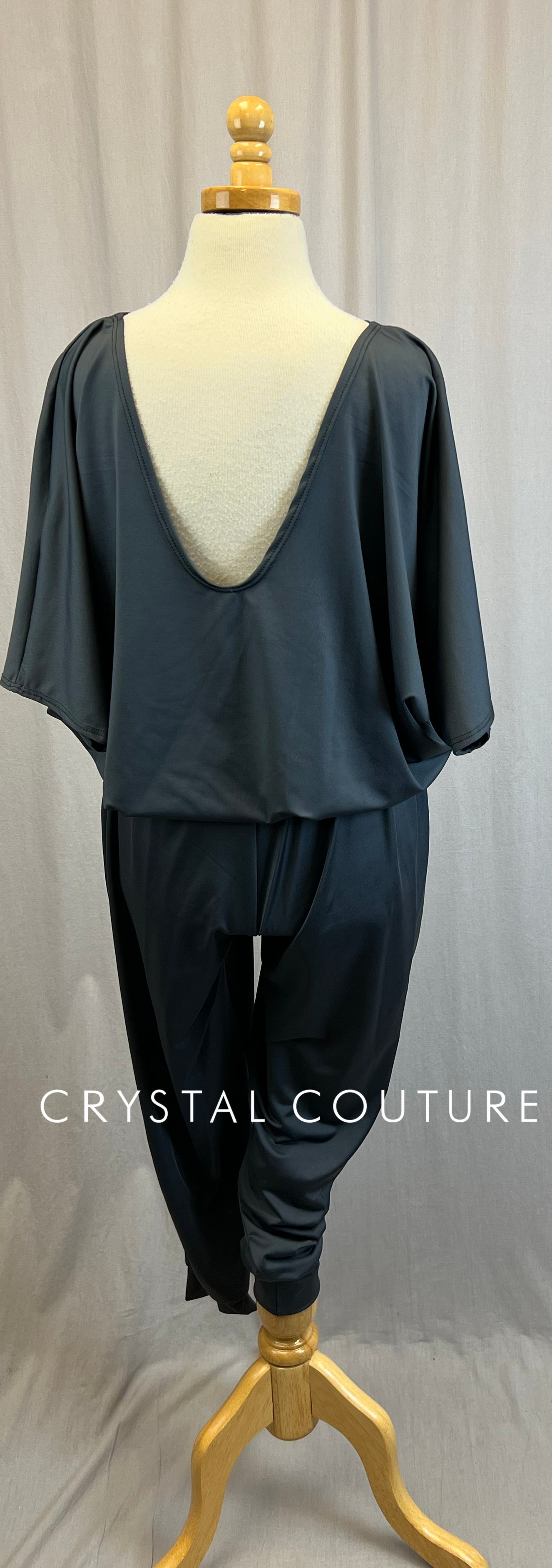 *Brand New* Slate Gray Blousy T-Shirt Unitard