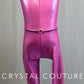 *Custom* Iridescent Flare Leg Jumpsuits