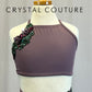 *Custom* Mauve Purple Two-Piece Crop Top and Brief Set