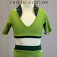 *Custom* Green *Peter Pan* Inspired Two Piece Set-Rhinestones