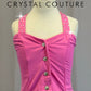 Pink Peplum Top and Brief Set