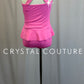 Pink Peplum Top and Brief Set