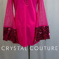 *New* Pink Sequin Long Sleeve Disco Dress