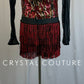 *Brand New* Black, Red and Gold Fringe Sequin Dress - Accessories