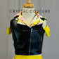 *Brand New* Yellow,Pink and Black Sequin Bubble Skirt and BlackVest Two-Piece Set