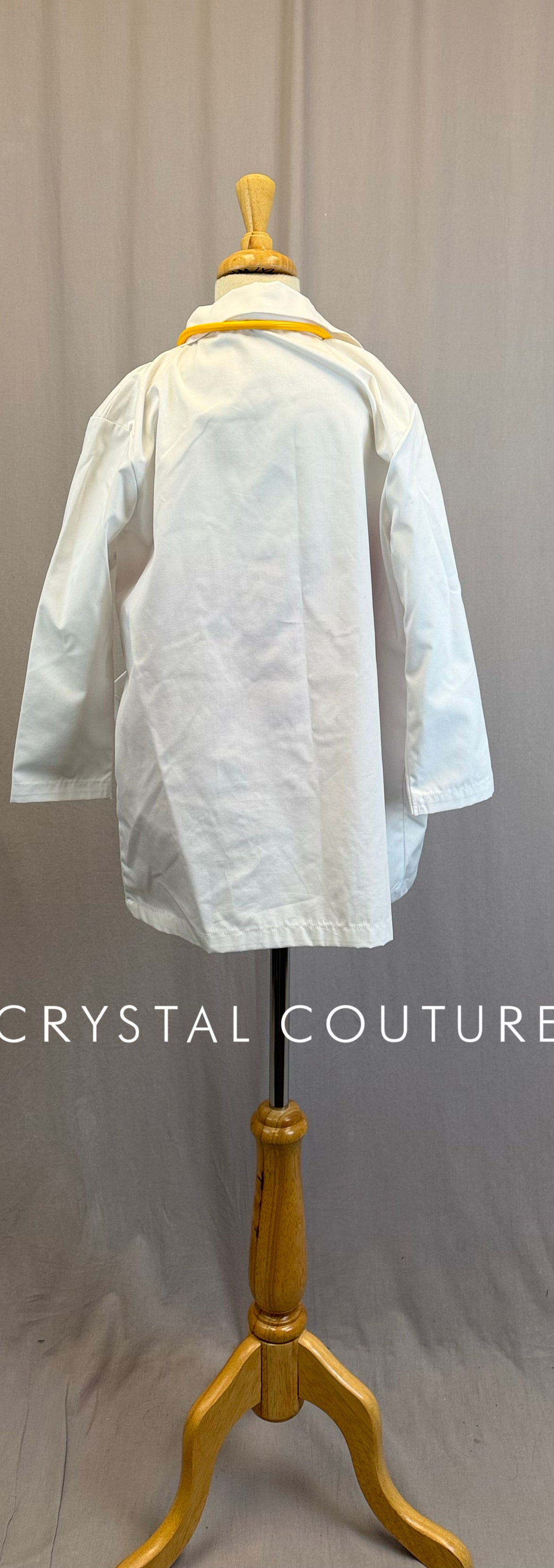 Custom Doctor Dance Red Leotard and White Coat-Rhinestones - Accessories