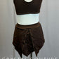 Chocolate Brown Asymetrical Two-Piece Set