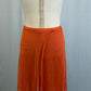 *Custom* Amber and Nude Mesh Mock Neck Leotard with Amber Mesh Pants