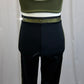 *Custom* Olive Green and Black Legging and Crop Top Army Set -Rhinestones