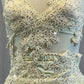 Ivory Lace Bra-Top & Romantic Tulle Skirt - Swarovski Rhinestones