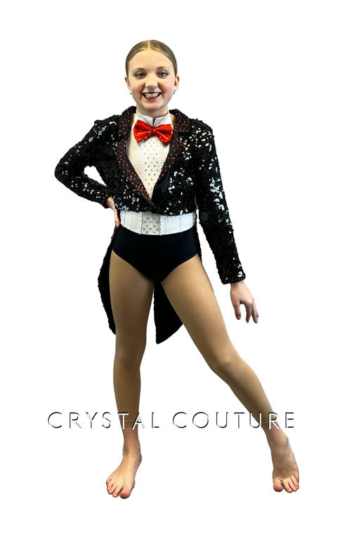 Tuxedo leotard sale