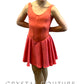 Custom Orange and Pink Princess Bodice Ballet Dress