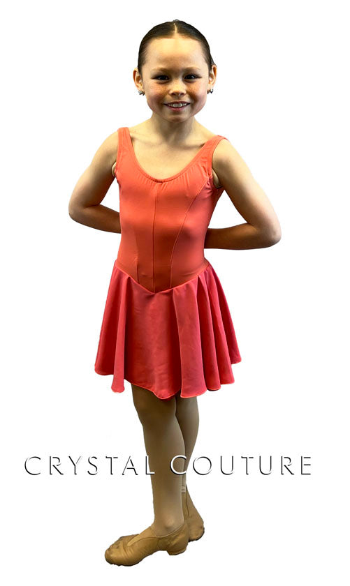 Custom Orange and Pink Princess Bodice Ballet Dress