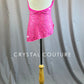 Pink Zsa Zsa Halter Dress - Swarovski Rhinestones