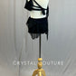 Custom Black & Navy Blue Destroyed Two Piece