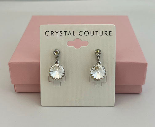 15mm Drop Crystal Earrings